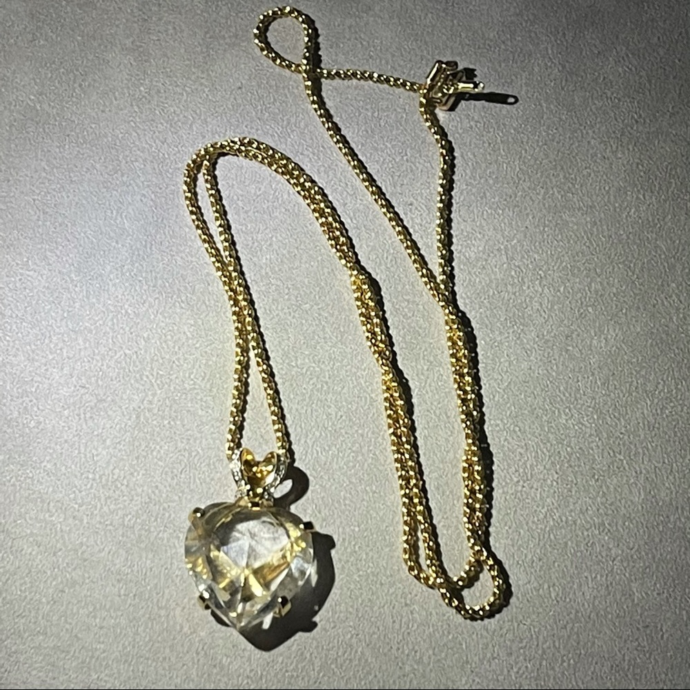 Swarovski Crystal Heart Long Necklace - Picture 5 of 6